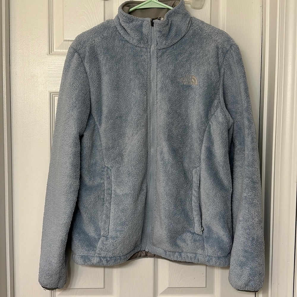 North Face Light Blue Fleece Jacket